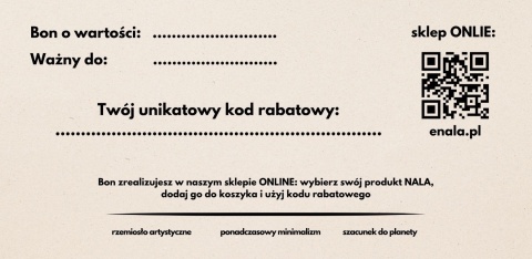 Bon Podarunkowy NALA o wartości 500 zł