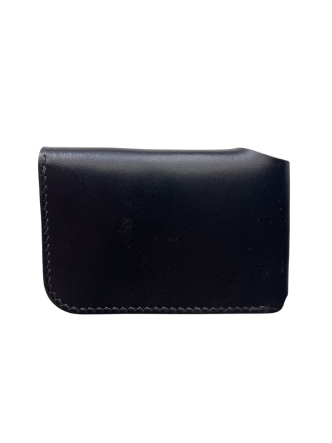 Cardholder - etui na karty, kolekcja "Katowice", kolor czarny - złoto, skóra naturalna Cardholder - etui na karty, kolekcja "Katowice", kolor czarny - złoto, skóra naturalna